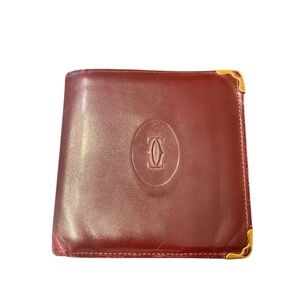 Cartier Boudreaux Bi-Fold Leather Wallet